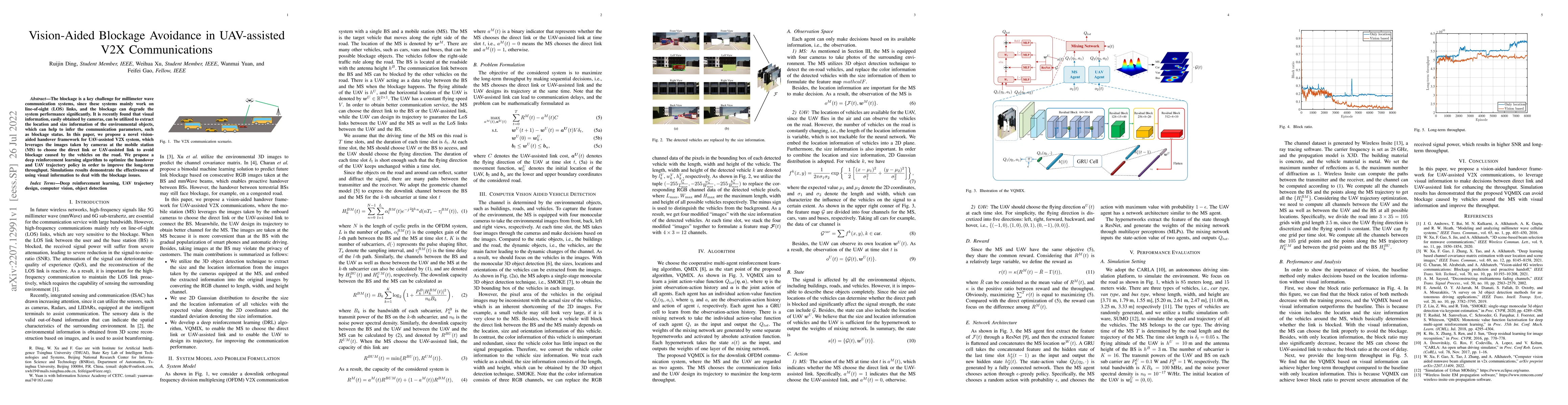 Thumbnail for Vision-Aided Blockage Avoidance in UAV-assisted V2X Communications