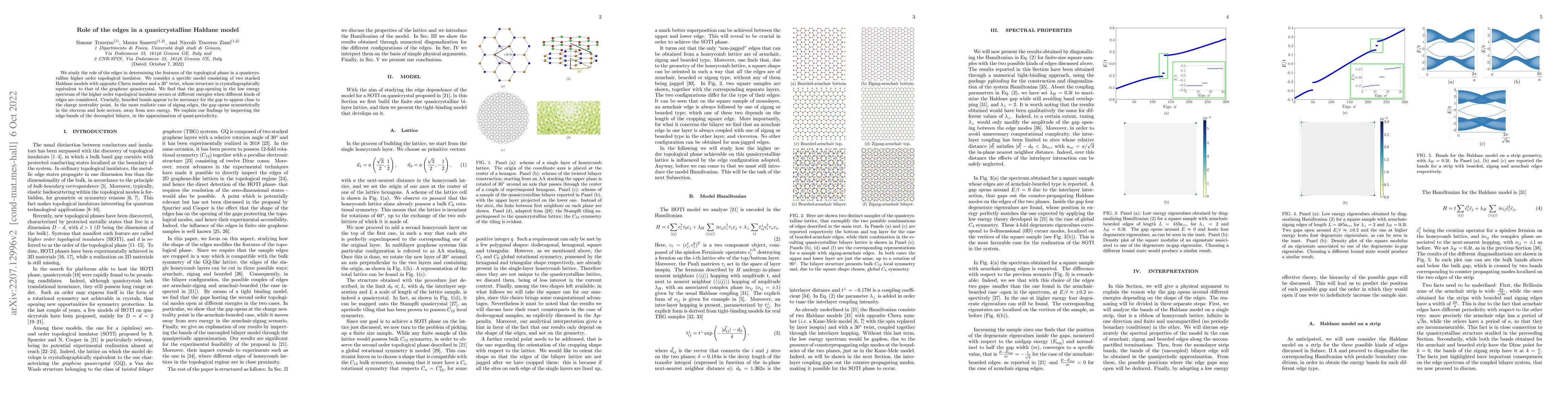 Thumbnail for Role of the edges in a quasicrystalline Haldane model