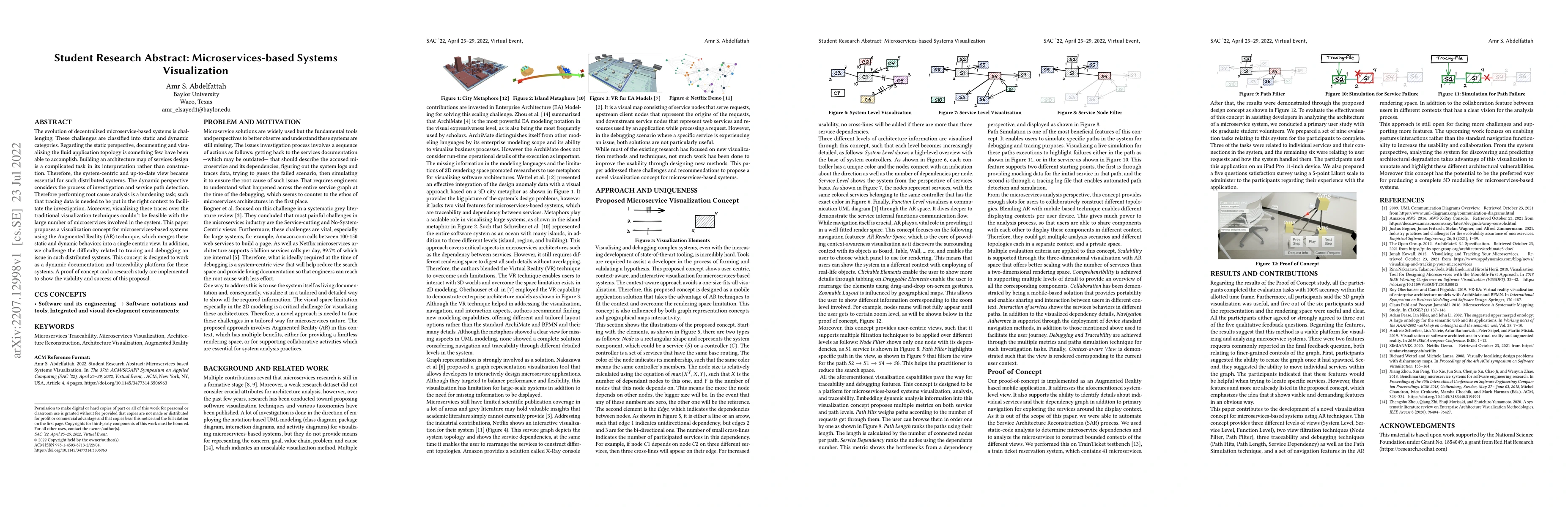 Thumbnail for Student Research Abstract: Microservices-based Systems Visualization