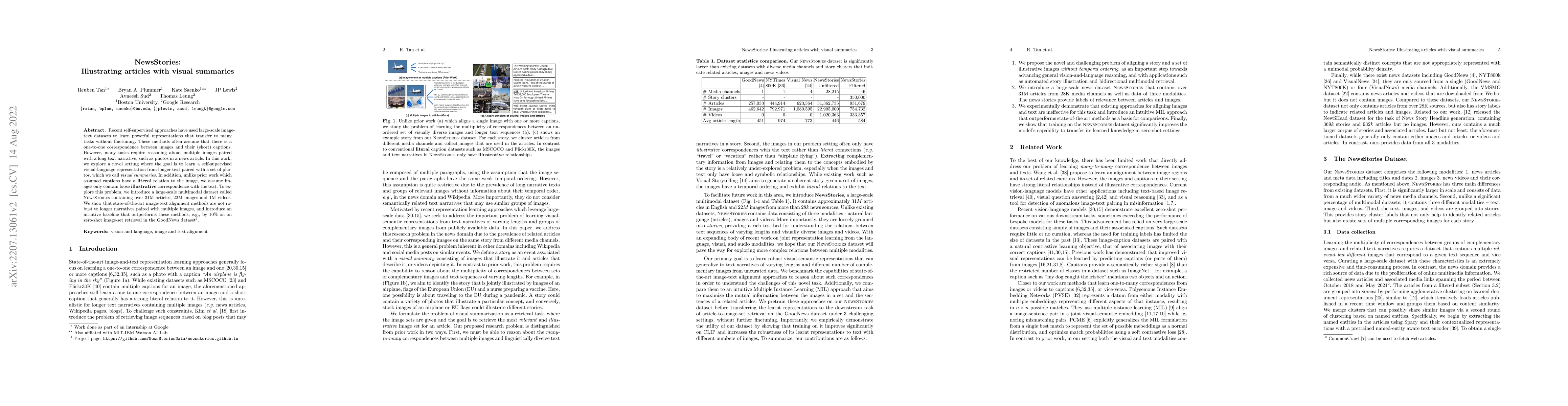 Thumbnail for NewsStories: Illustrating articles with visual summaries