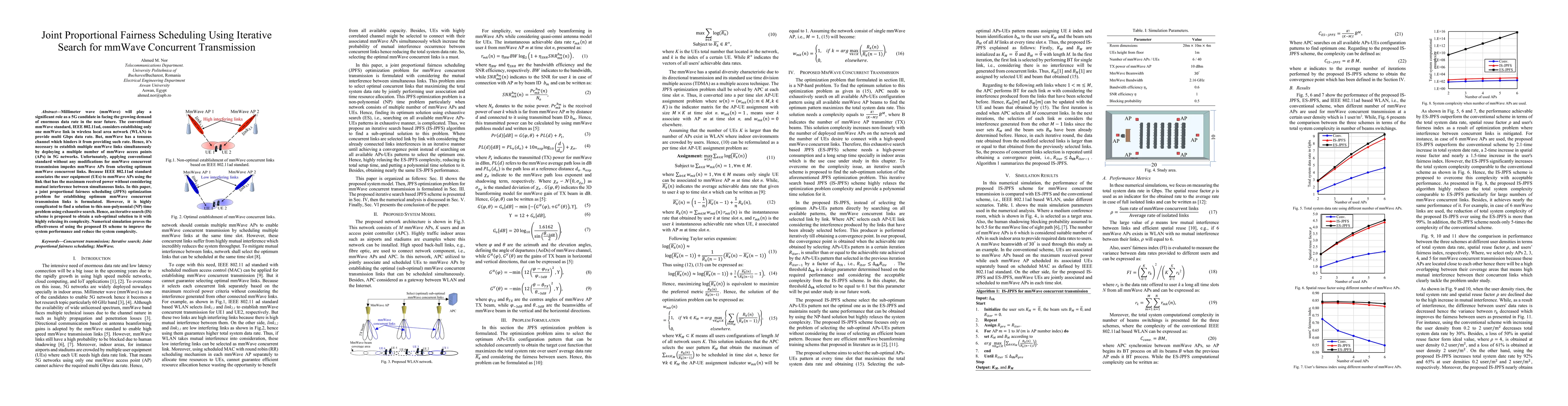 Thumbnail for Joint Proportional Fairness Scheduling Using Iterative Search for mmWave
  Concurrent Transmission