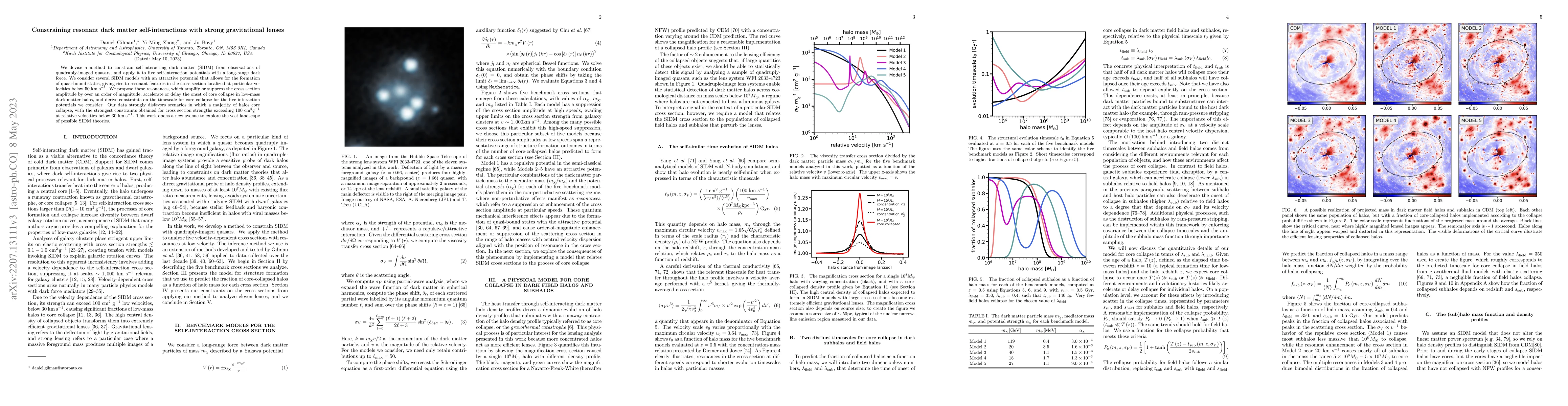 Thumbnail for Constraining resonant dark matter self-interactions with strong
  gravitational lenses