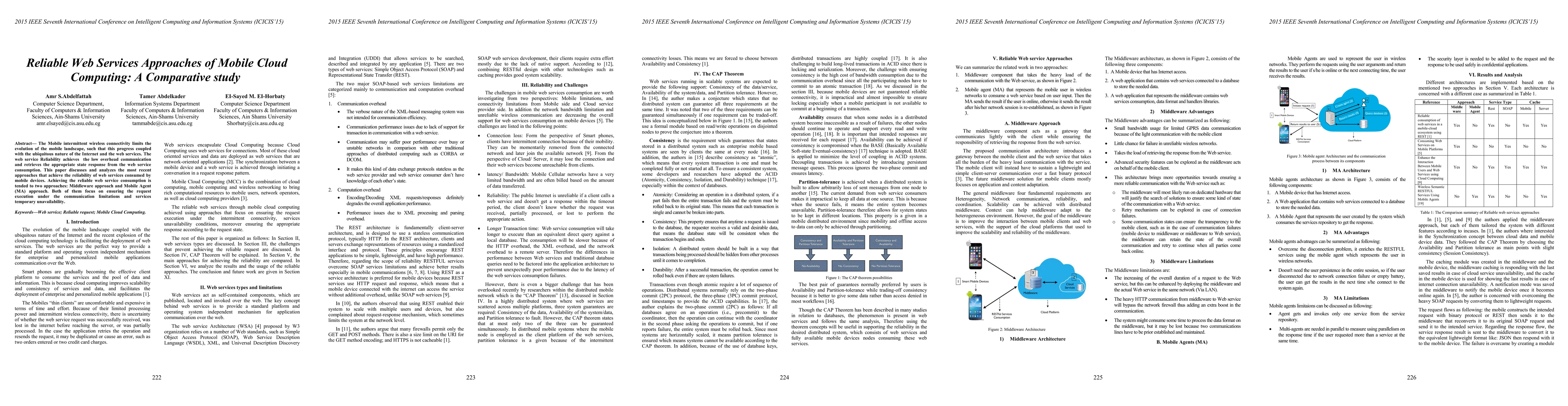Thumbnail for Reliable Web Services Approaches of Mobile CloudComputing: A Comparative
  study