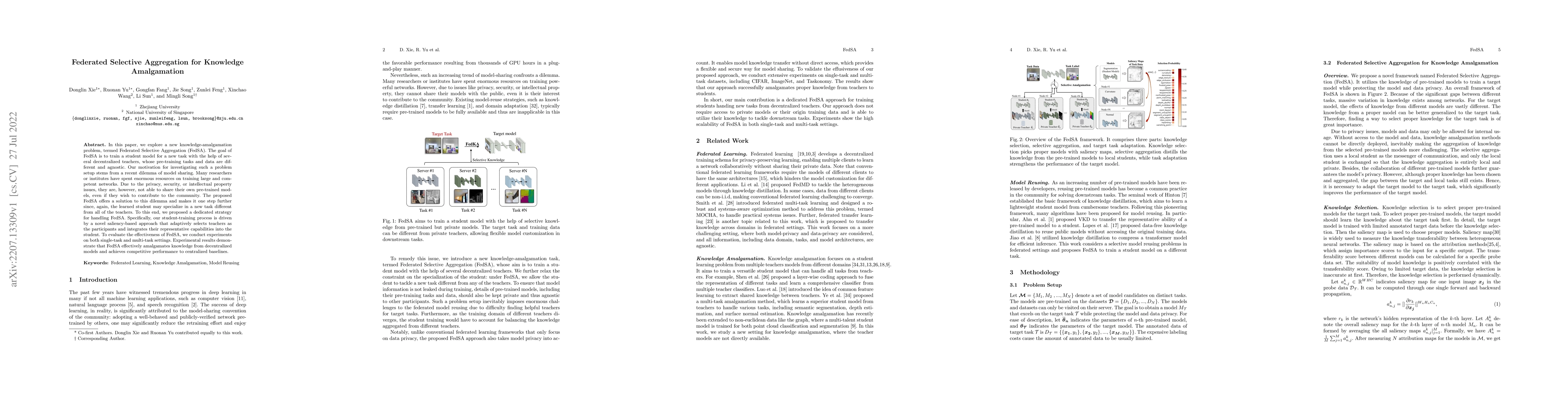 Thumbnail for Federated Selective Aggregation for Knowledge Amalgamation