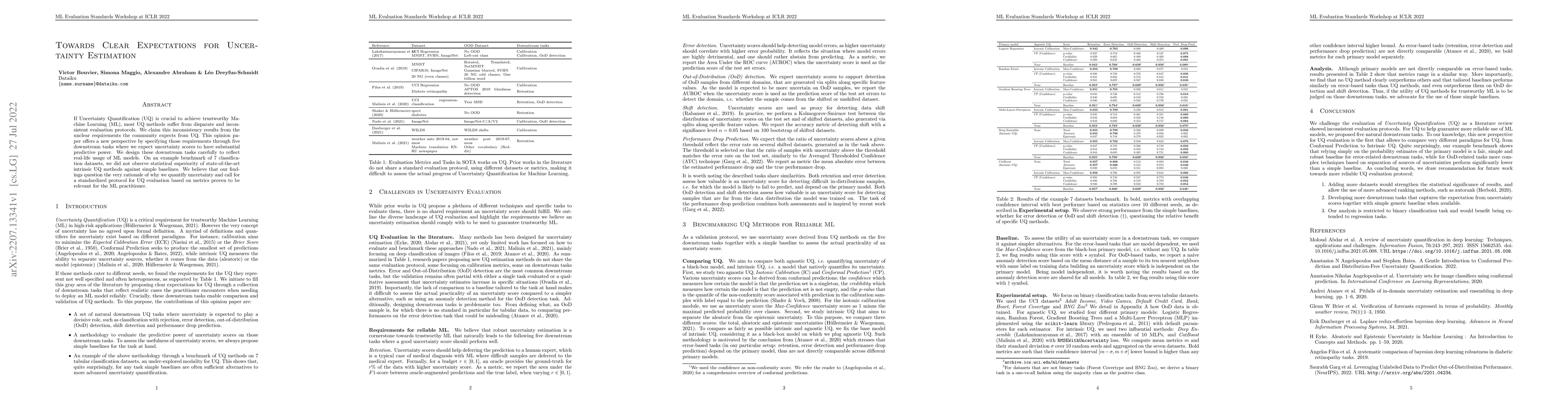 Thumbnail for Towards Clear Expectations for Uncertainty Estimation
