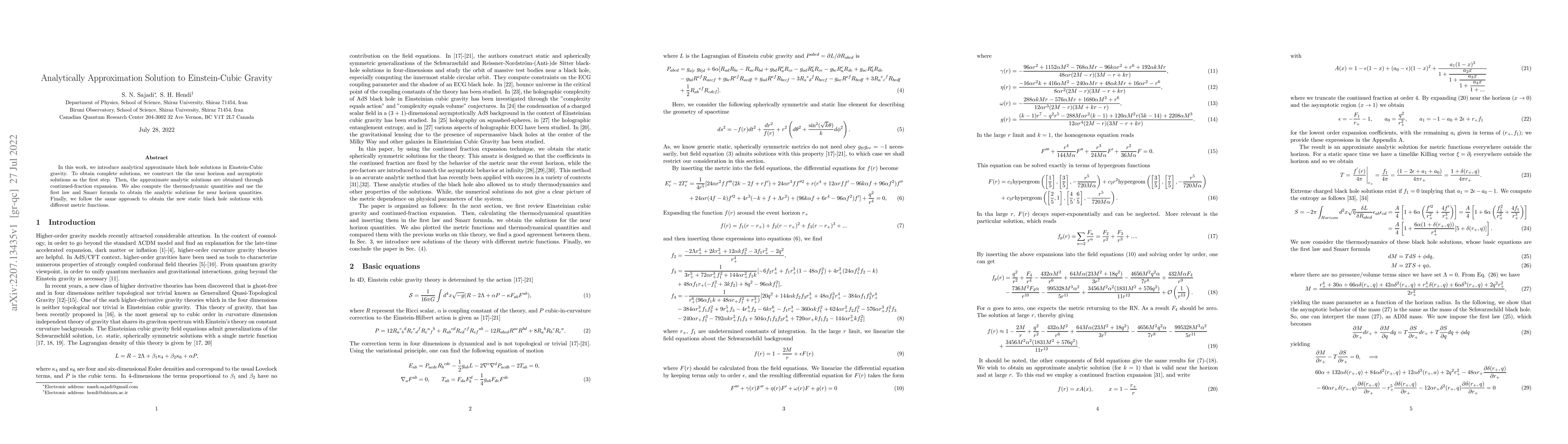 Thumbnail for Analytically Approximation Solution to Einstein-Cubic Gravity