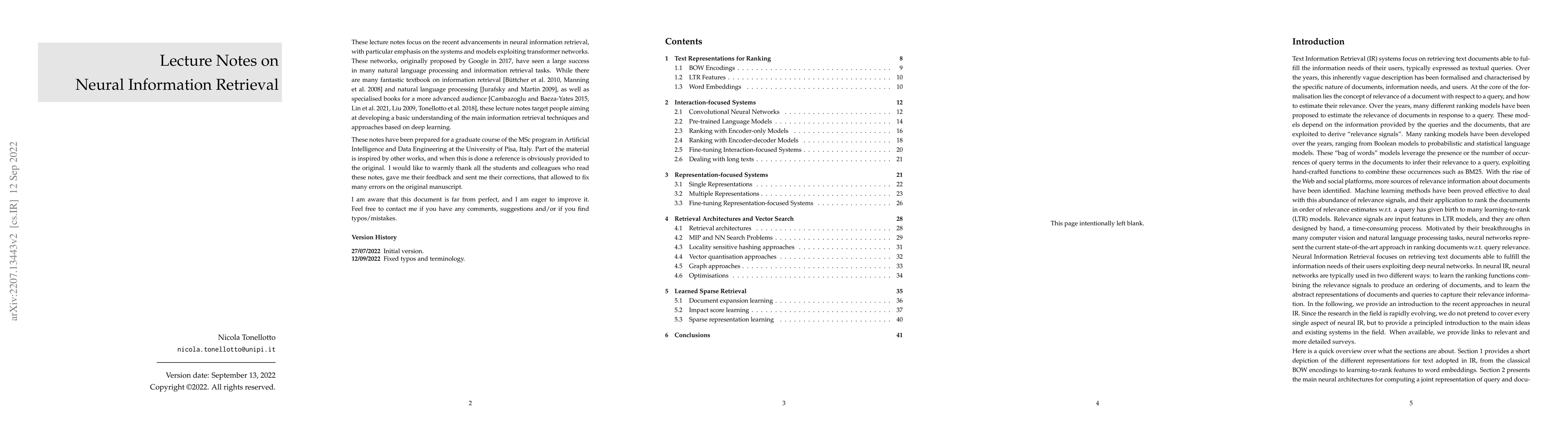 Thumbnail for Lecture Notes on Neural Information Retrieval