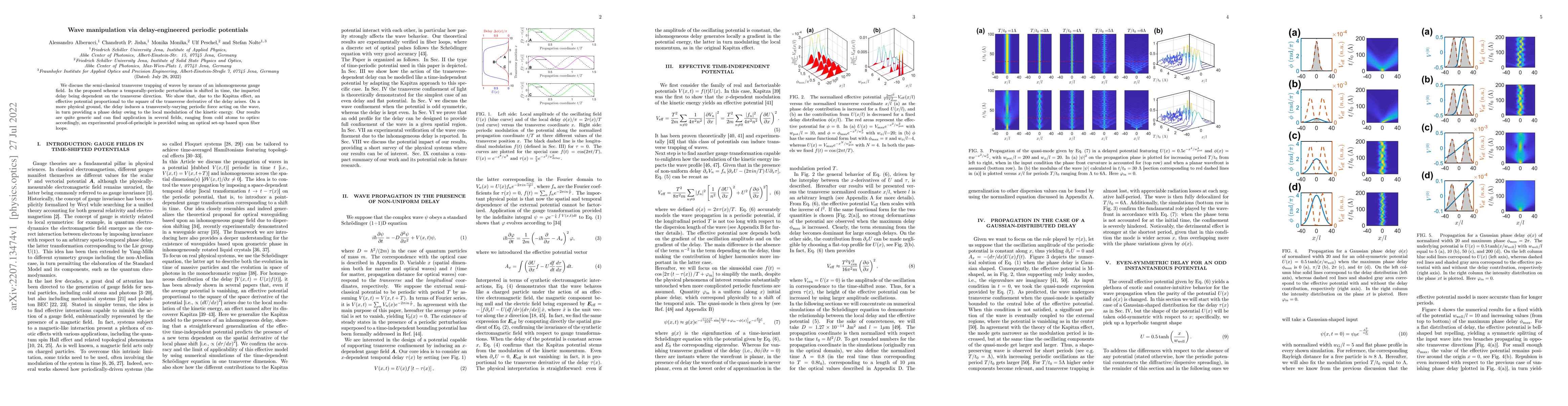 Thumbnail for Wave manipulation via delay-engineered periodic potentials