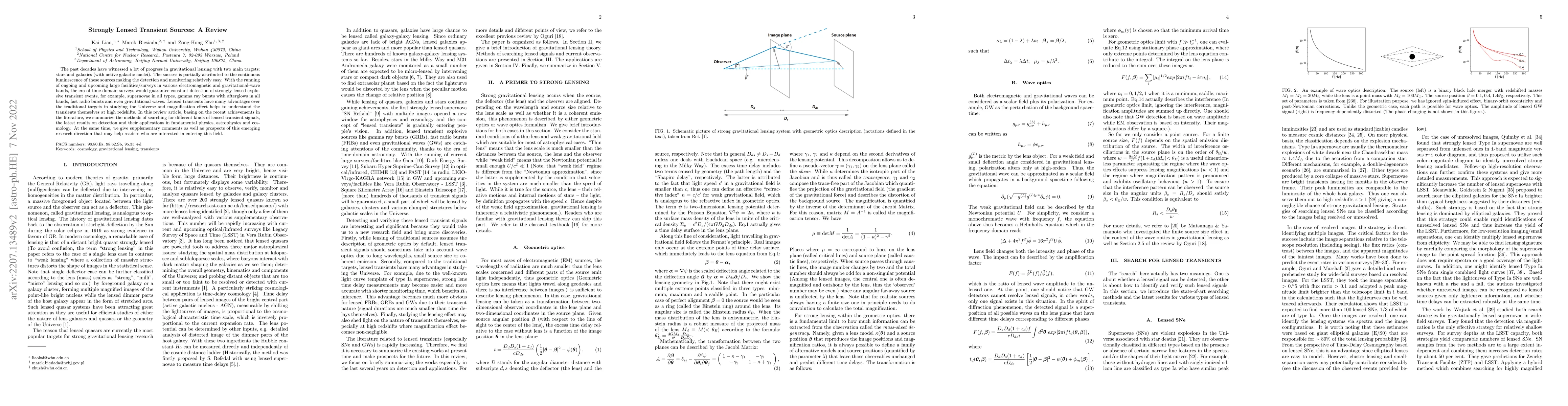 Thumbnail for Strongly Lensed Transient Sources: A Review