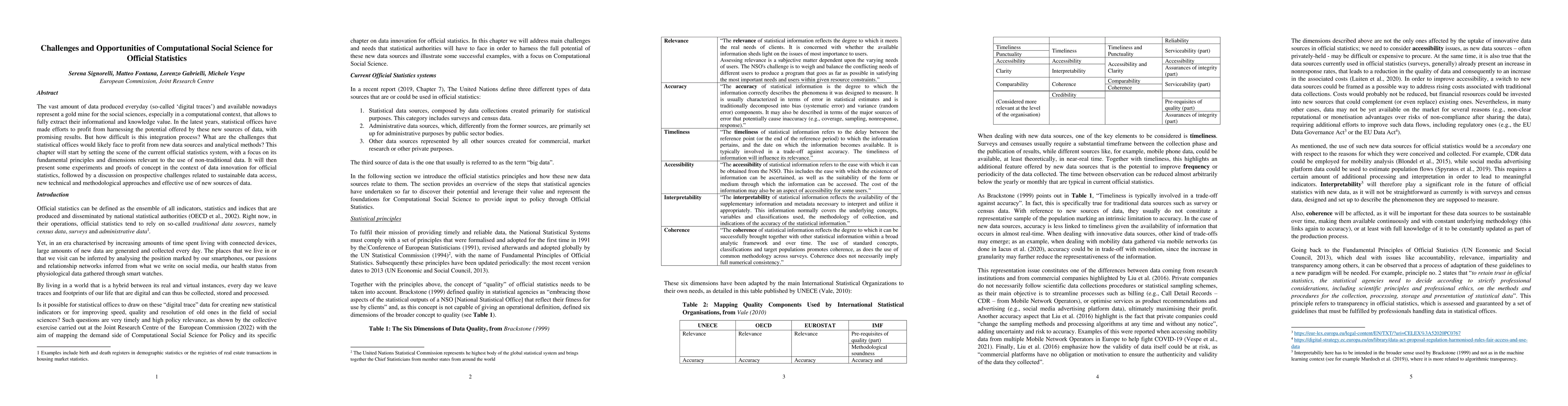 Thumbnail for Challenges and Opportunities of Computational Social Science for
  Official Statistics