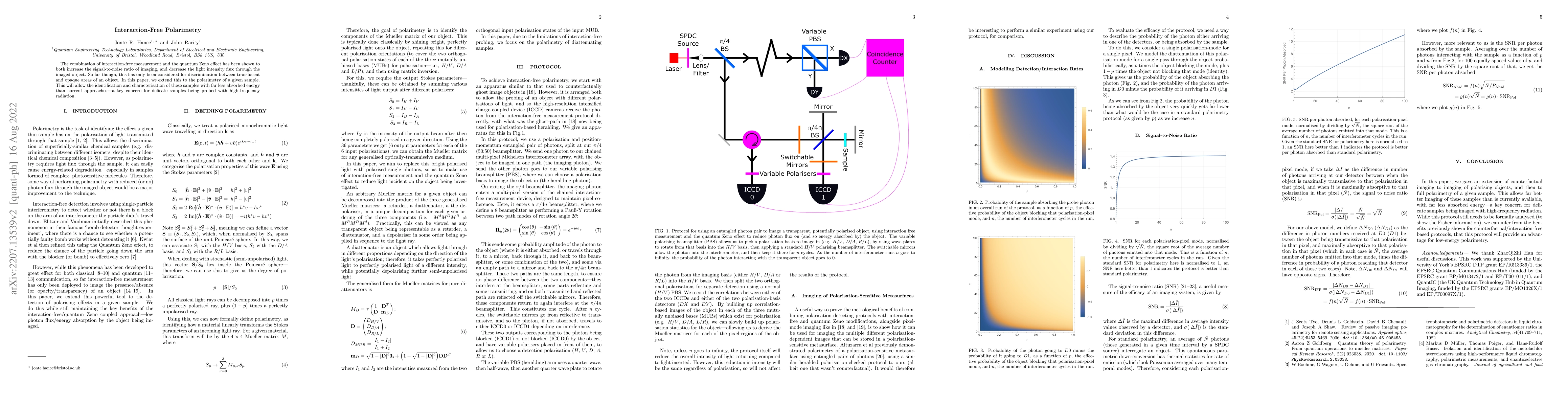 Thumbnail for Interaction-Free Polarimetry