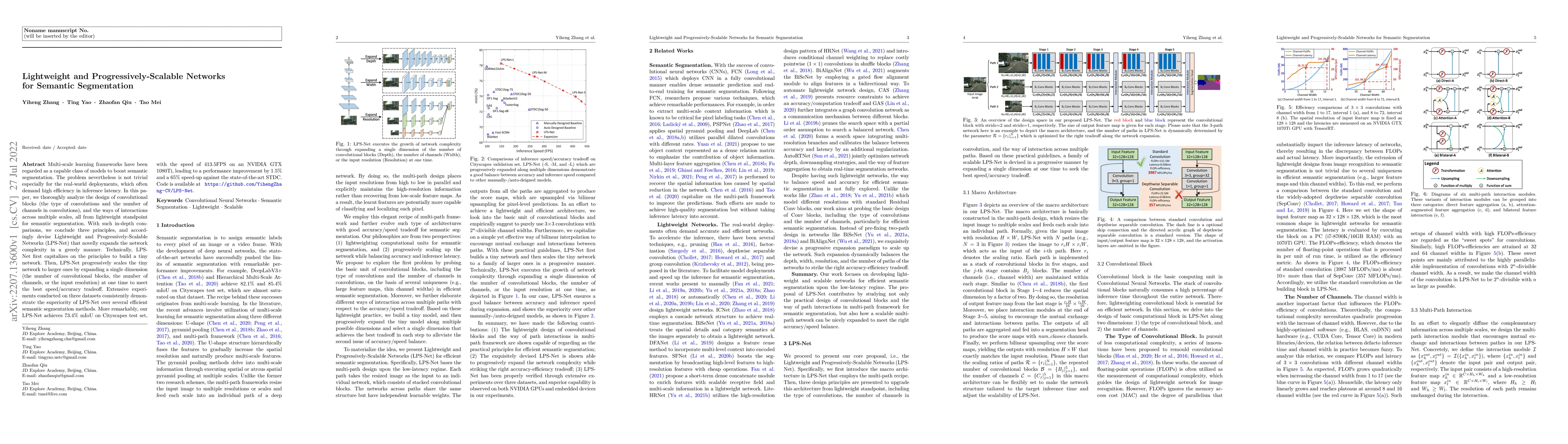 Thumbnail for Lightweight and Progressively-Scalable Networks for Semantic
  Segmentation