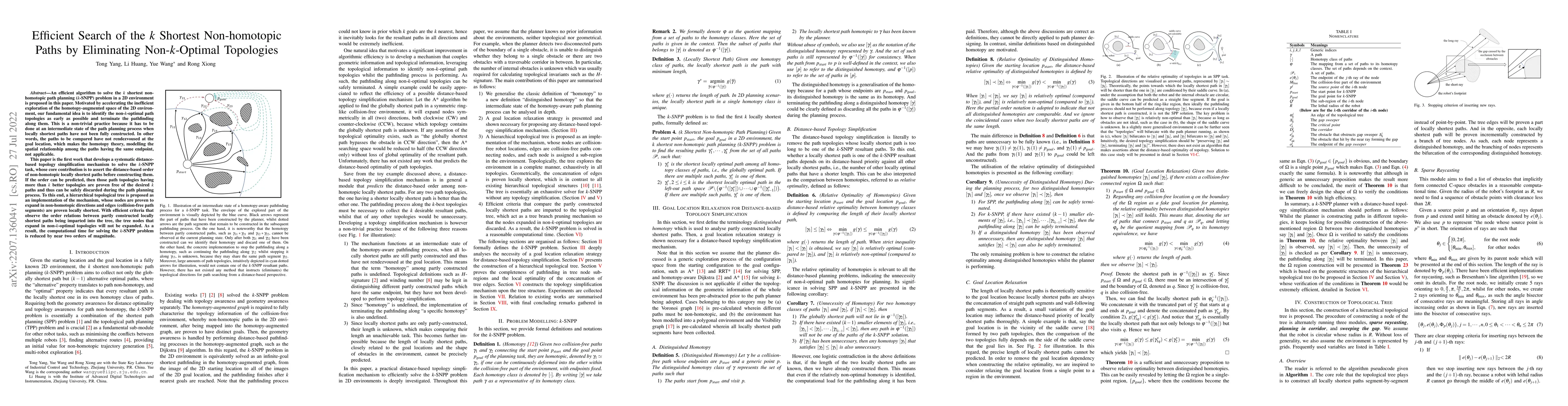 Thumbnail for Efficient Search of the k Shortest Non-Homotopic Paths by Eliminating
  Non-k-Optimal Topologies