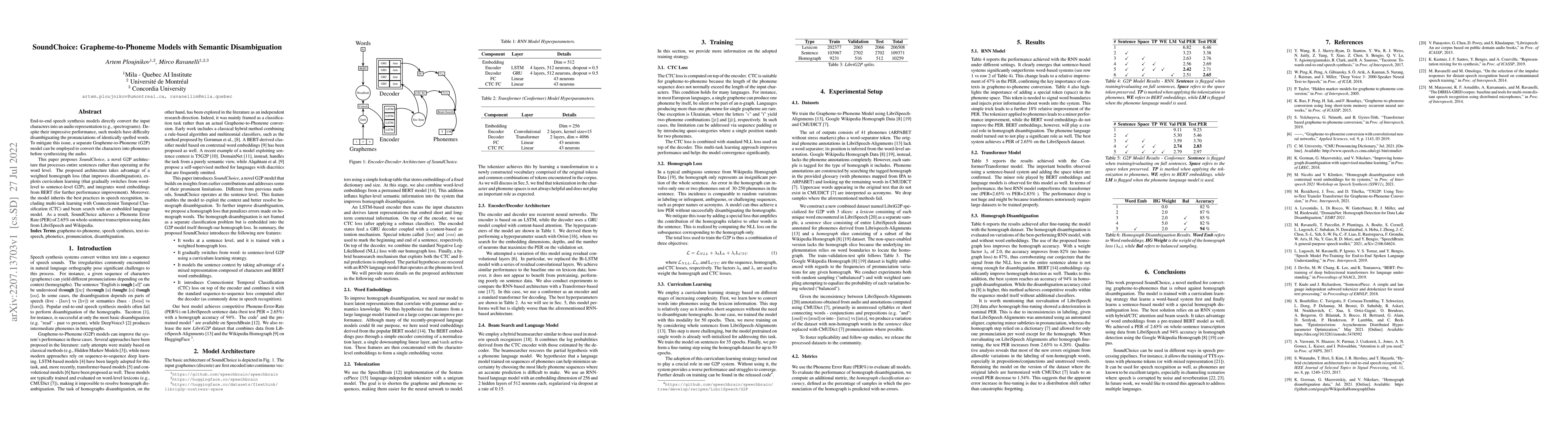 Thumbnail for SoundChoice: Grapheme-to-Phoneme Models with Semantic Disambiguation