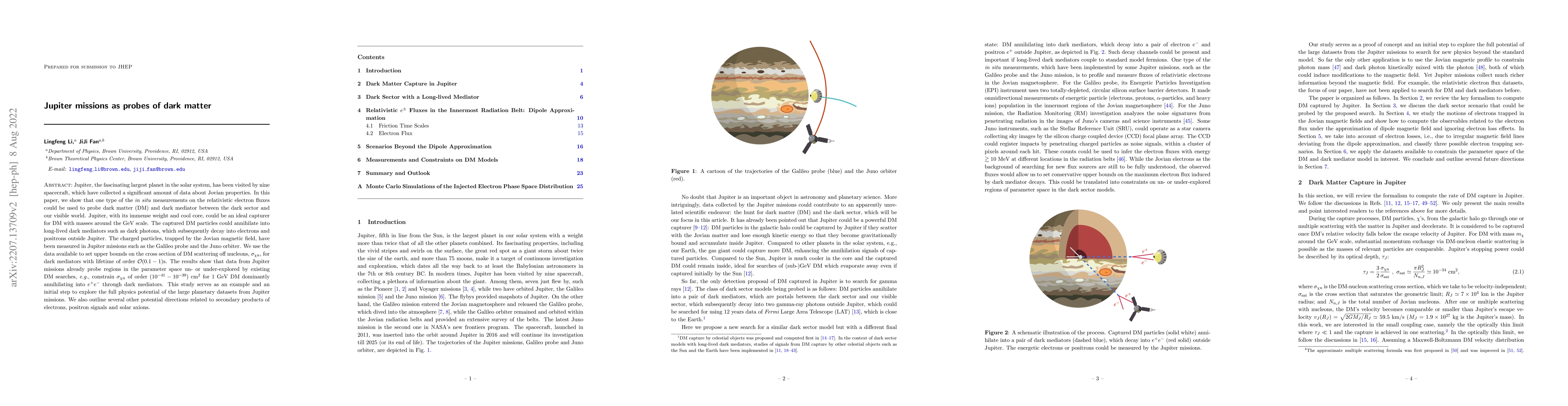 Thumbnail for Jupiter missions as probes of dark matter
