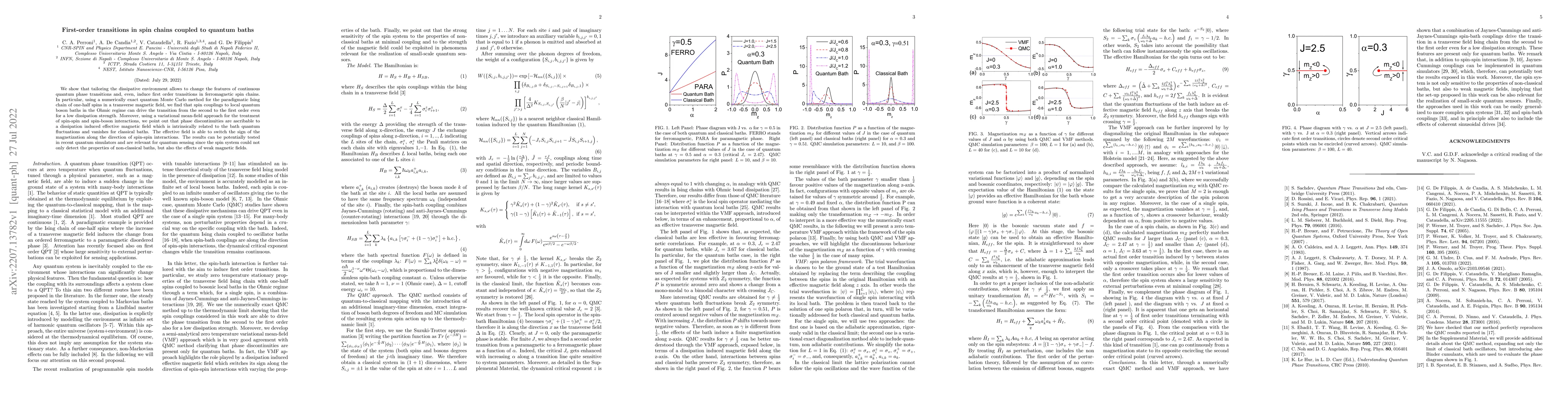 Thumbnail for First-order transitions in spin chains coupled to quantum baths