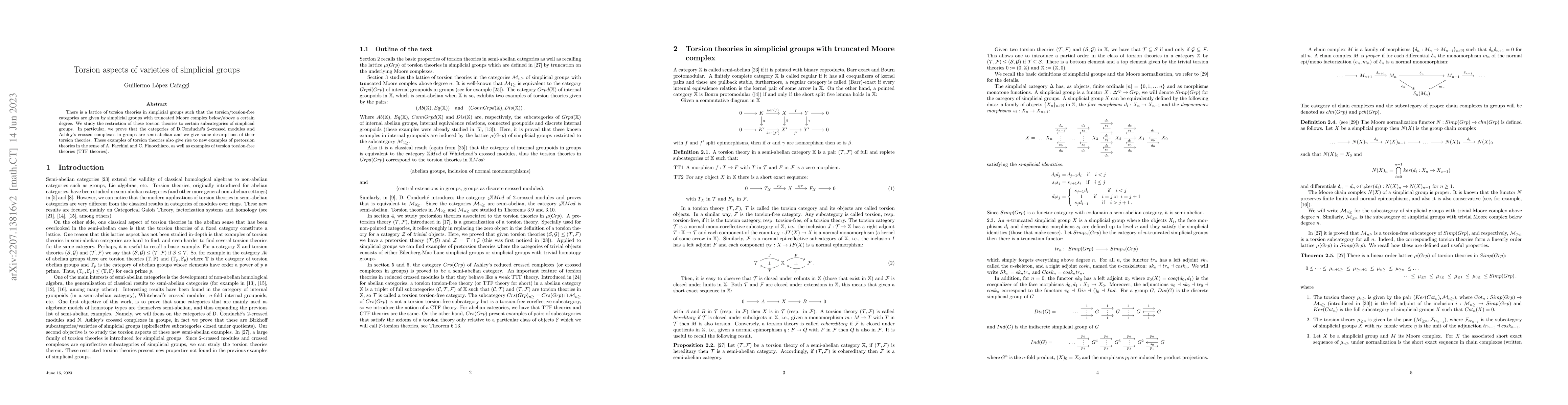 Thumbnail for Torsion aspects of varieties of simplicial groups