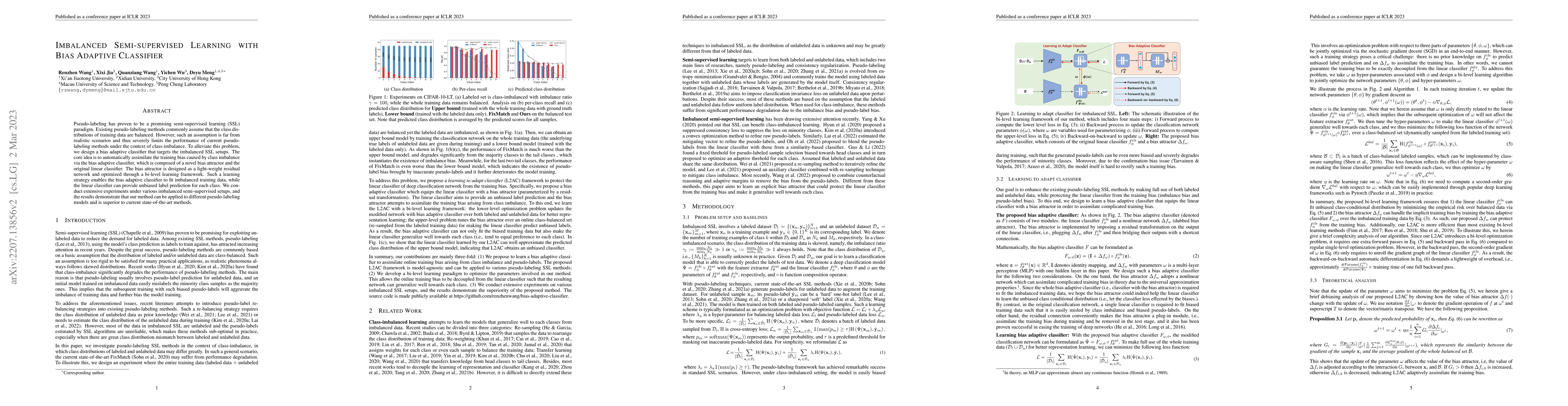 Thumbnail for Imbalanced Semi-supervised Learning with Bias Adaptive Classifier