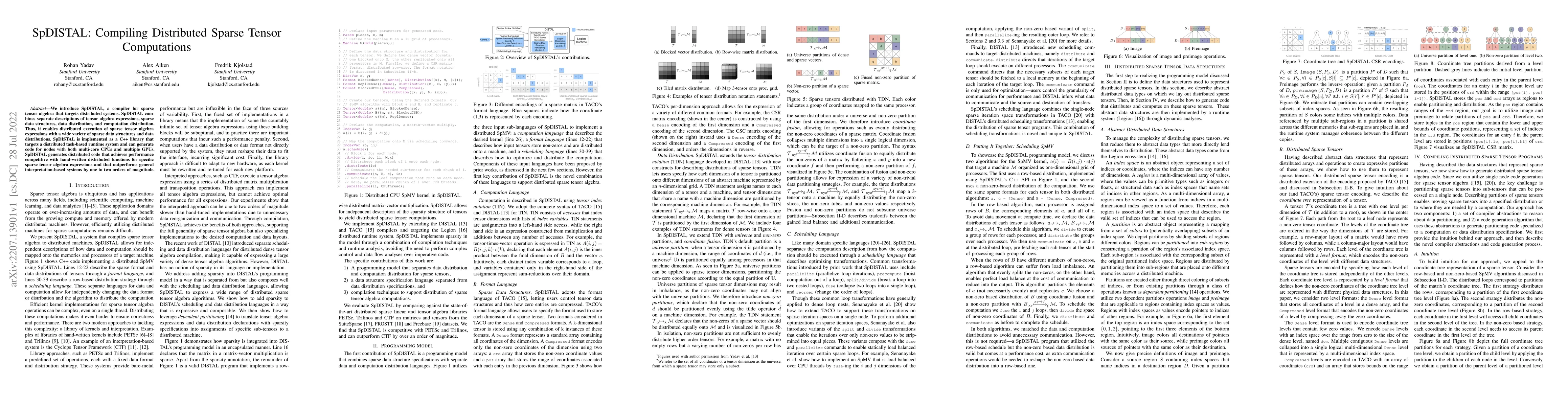Thumbnail for SpDISTAL: Compiling Distributed Sparse Tensor Computations
