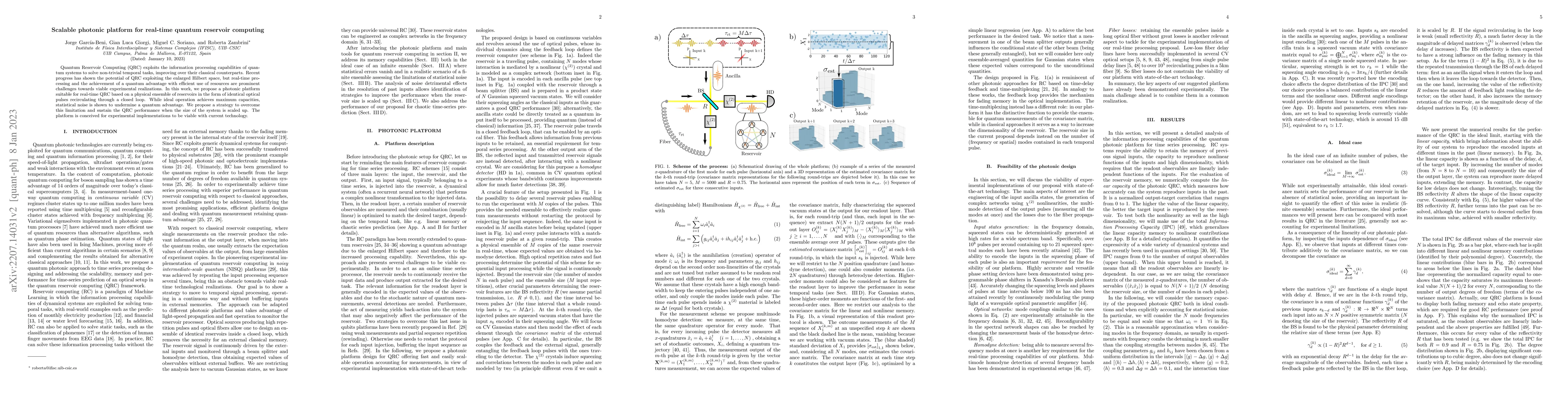 Thumbnail for Scalable photonic platform for real-time quantum reservoir computing
