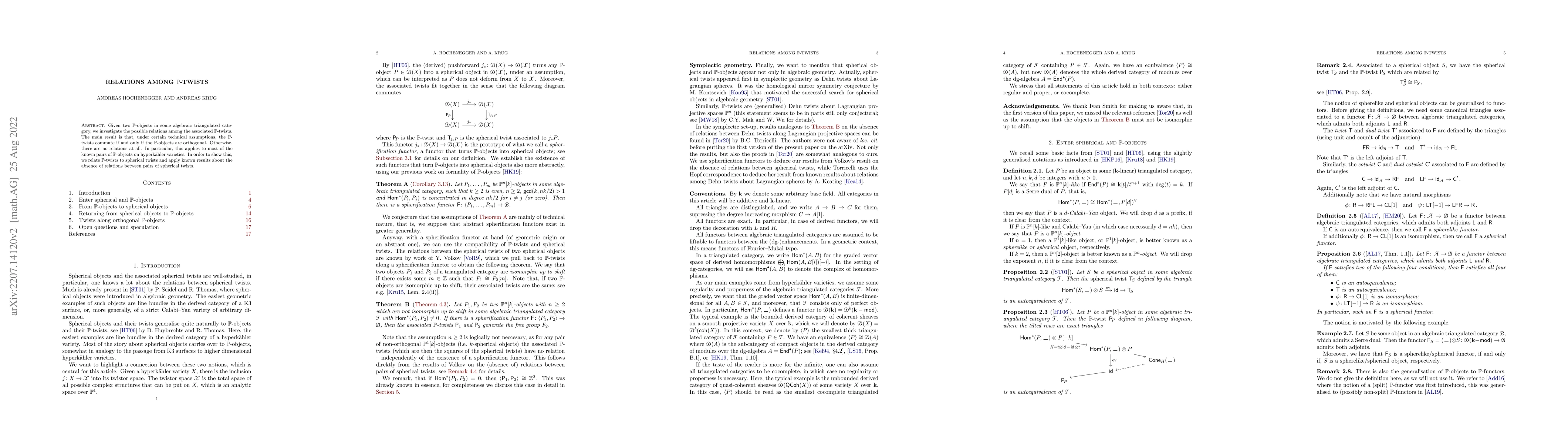 Thumbnail for Relations among $\mathbb{P}$-Twists
