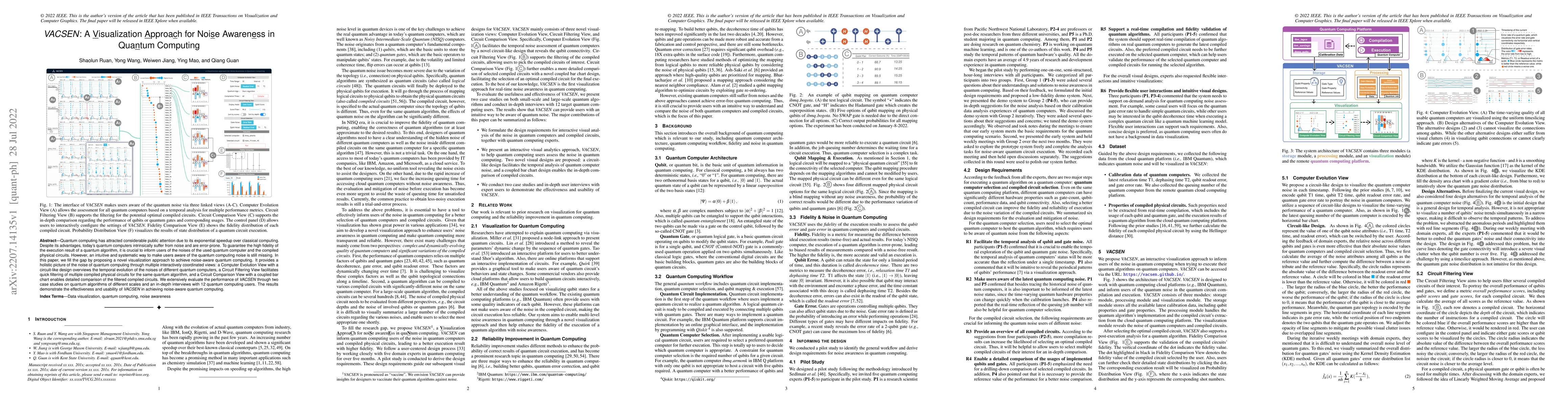 Thumbnail for VACSEN: A Visualization Approach for Noise Awareness in Quantum
  Computing