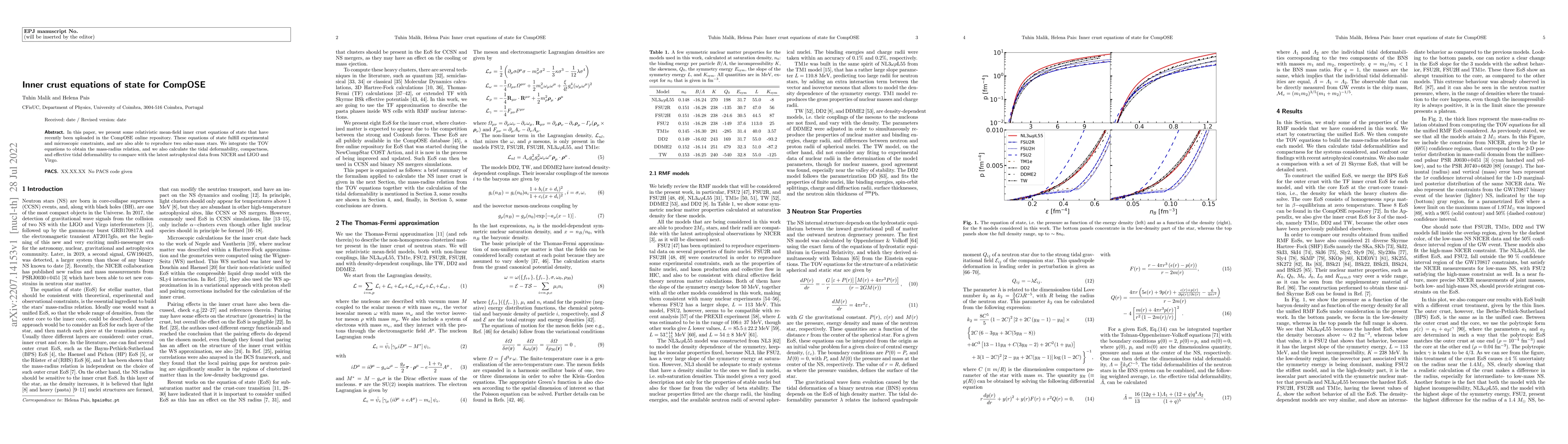 Thumbnail for Inner crust equations of state for CompOSE