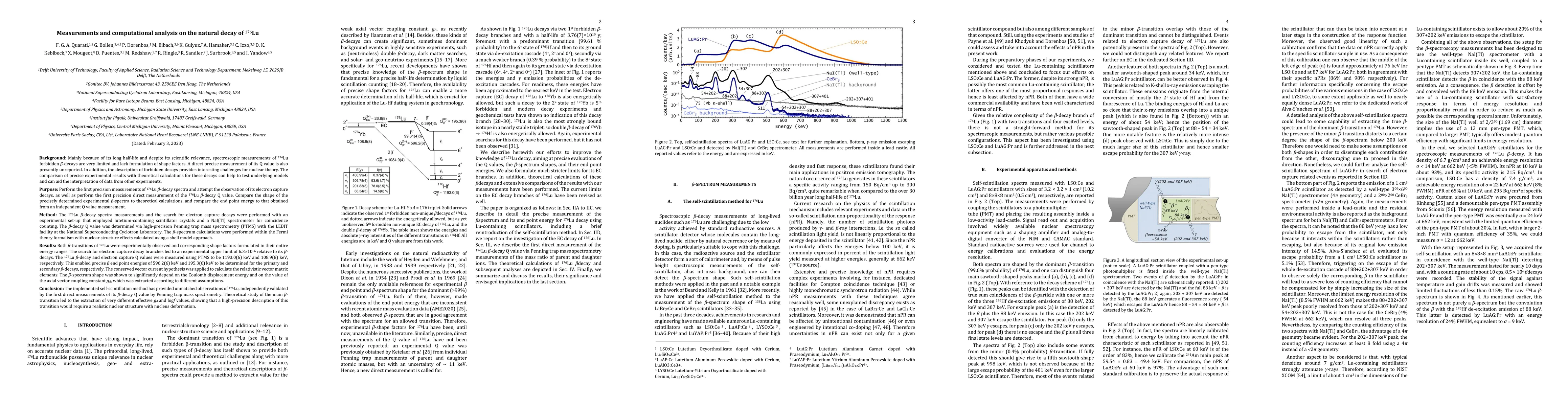 Thumbnail for Measurements and computational analysis on the natural decay of
  $^{176}$Lu