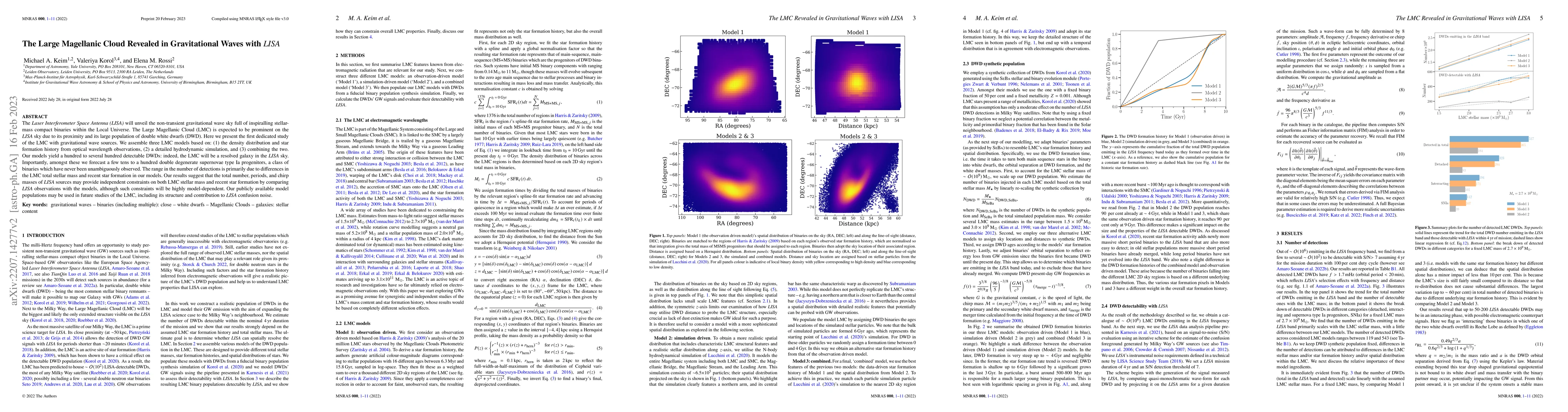 Thumbnail for The Large Magellanic Cloud Revealed in Gravitational Waves with LISA