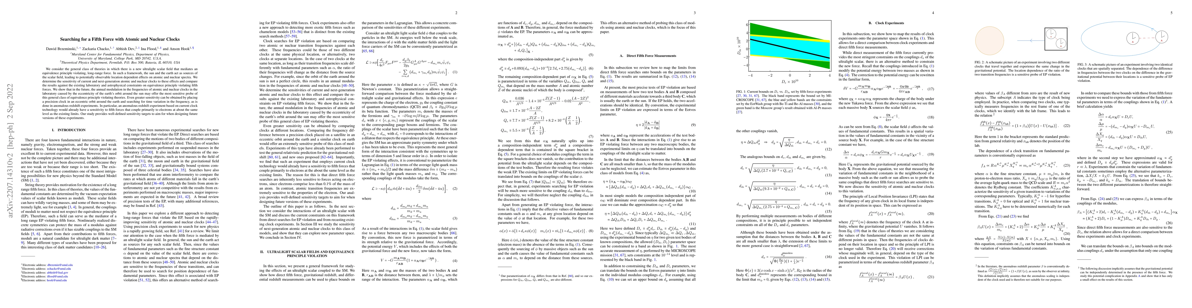 Thumbnail for Searching for a Fifth Force with Atomic and Nuclear Clocks