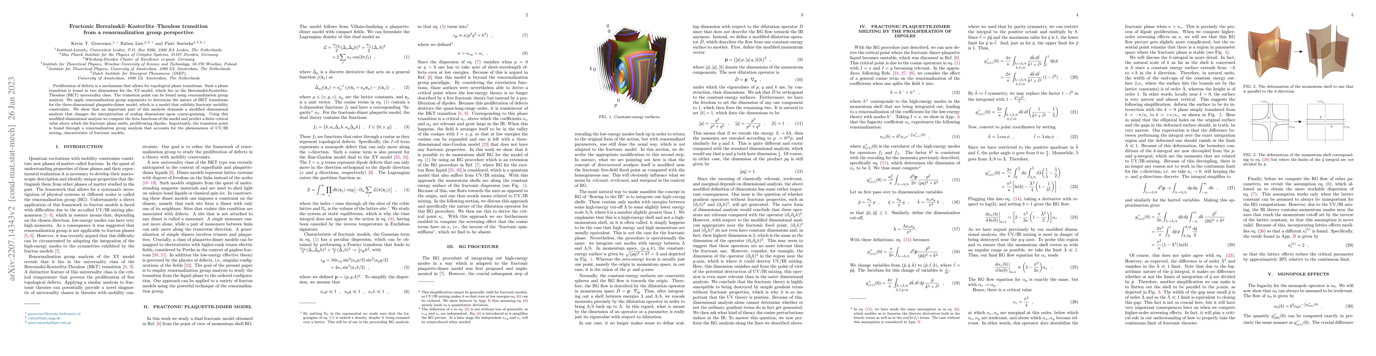 Thumbnail for Fractonic Berezinskii-Kosterlitz-Thouless transition from a
  renormalization group perspective