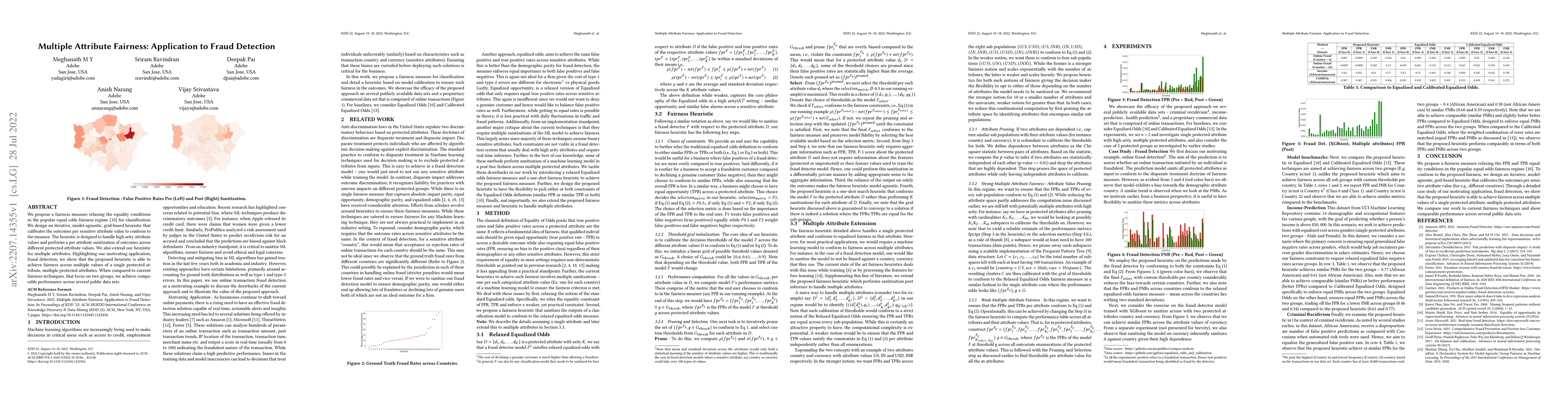 Thumbnail for Multiple Attribute Fairness: Application to Fraud Detection