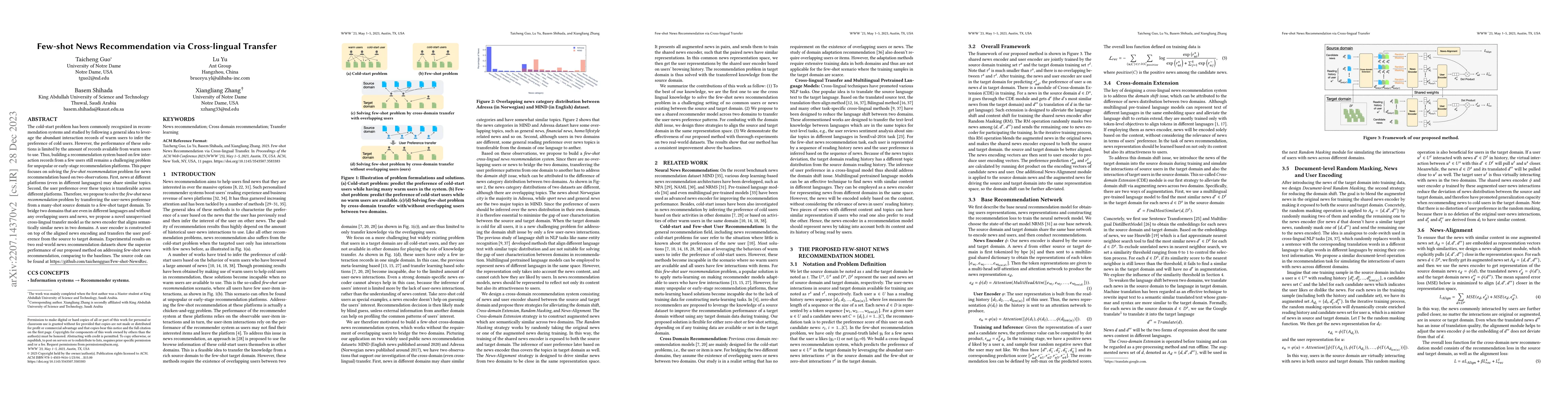 Thumbnail for Few-shot News Recommendation via Cross-lingual Transfer