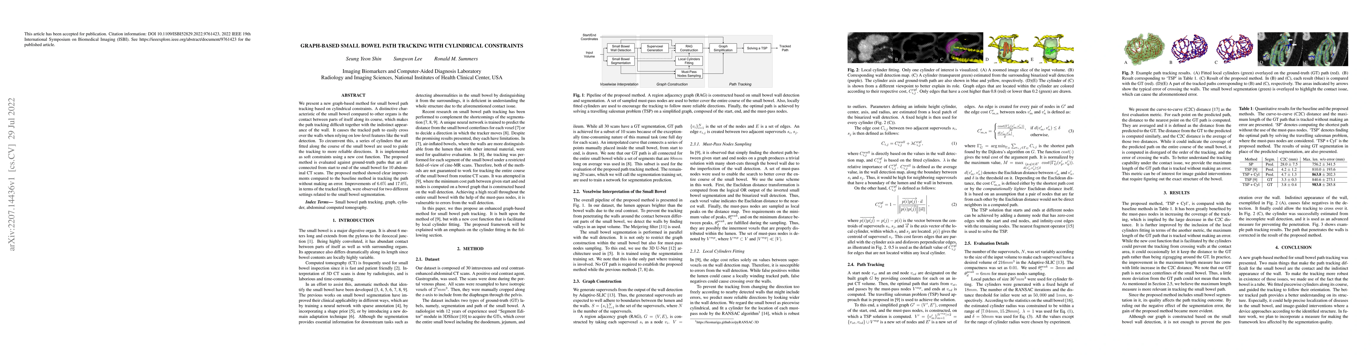 Thumbnail for Graph-Based Small Bowel Path Tracking with Cylindrical Constraints