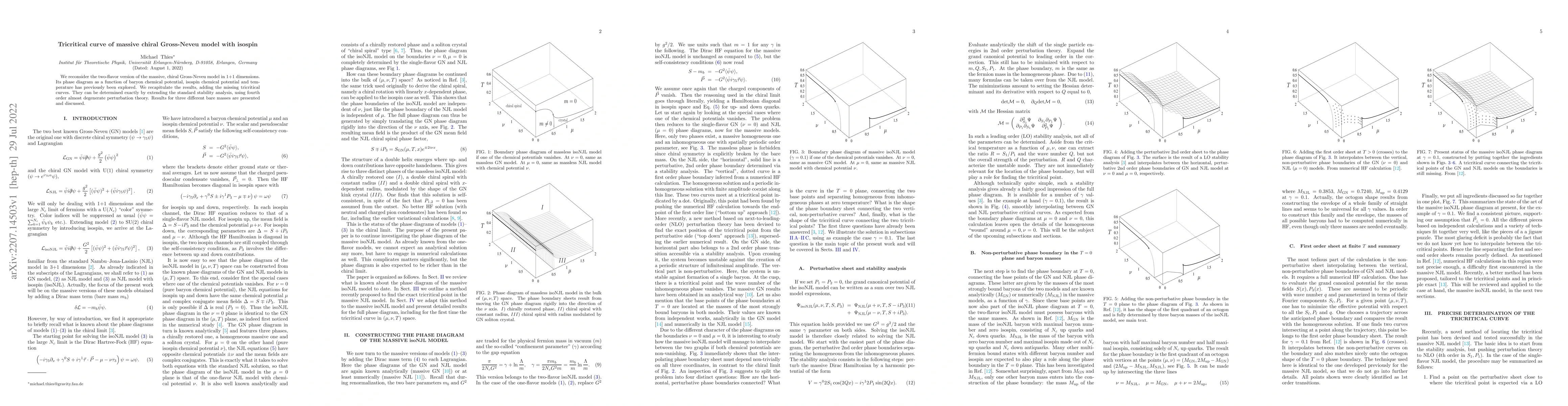 Thumbnail for Tricritical curve of massive chiral Gross-Neveu model with isospin