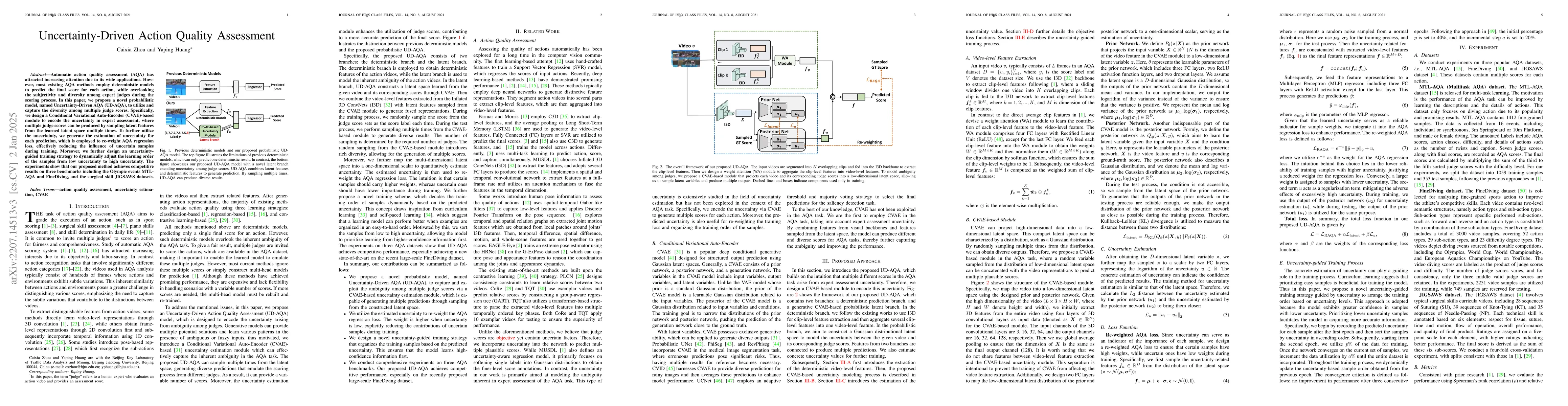 Thumbnail for Uncertainty-Driven Action Quality Assessment