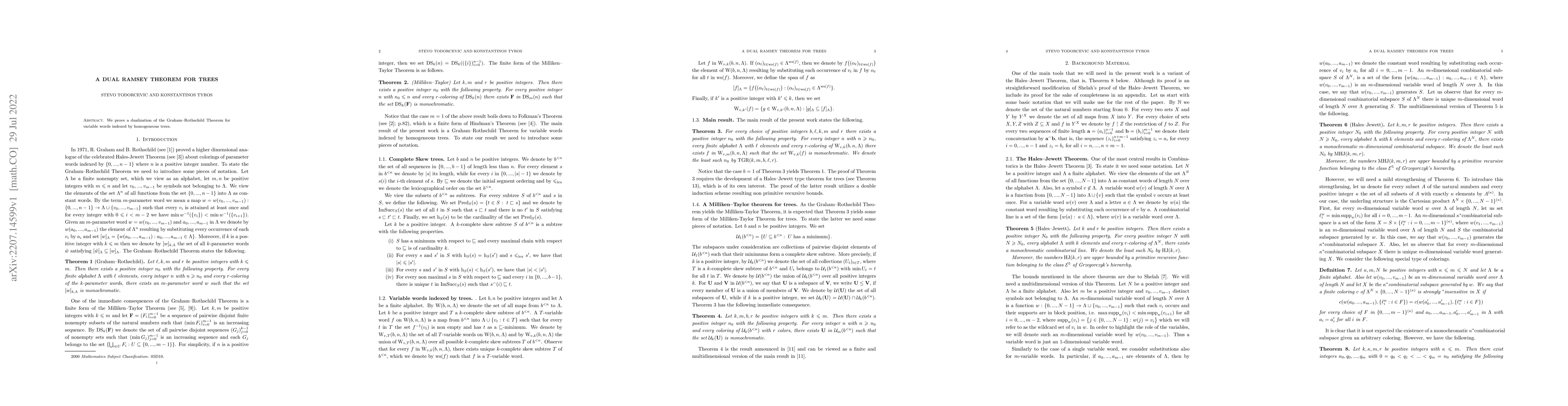 Thumbnail for A Dual Ramsey theorem for trees