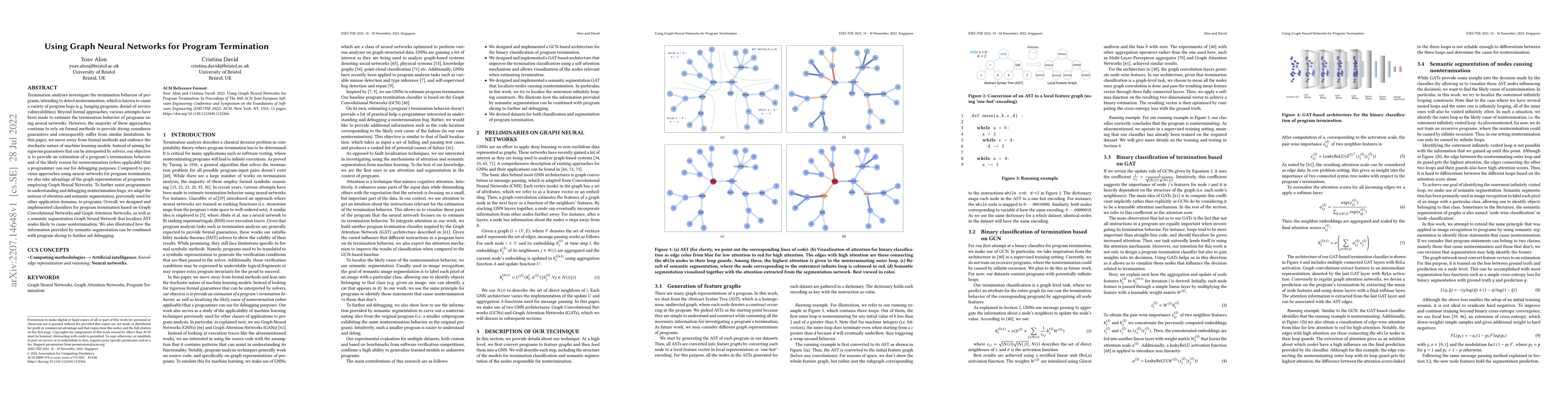 Thumbnail for Using Graph Neural Networks for Program Termination