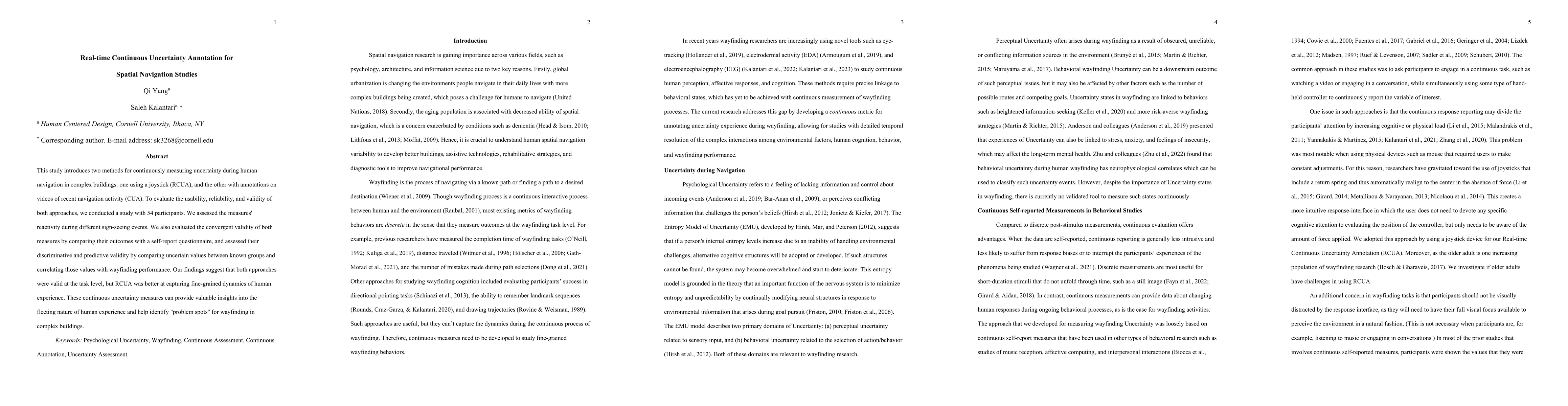 Thumbnail for Real-time Continuous Uncertainty Annotation (RCUA) for Spatial
  Navigation Studies