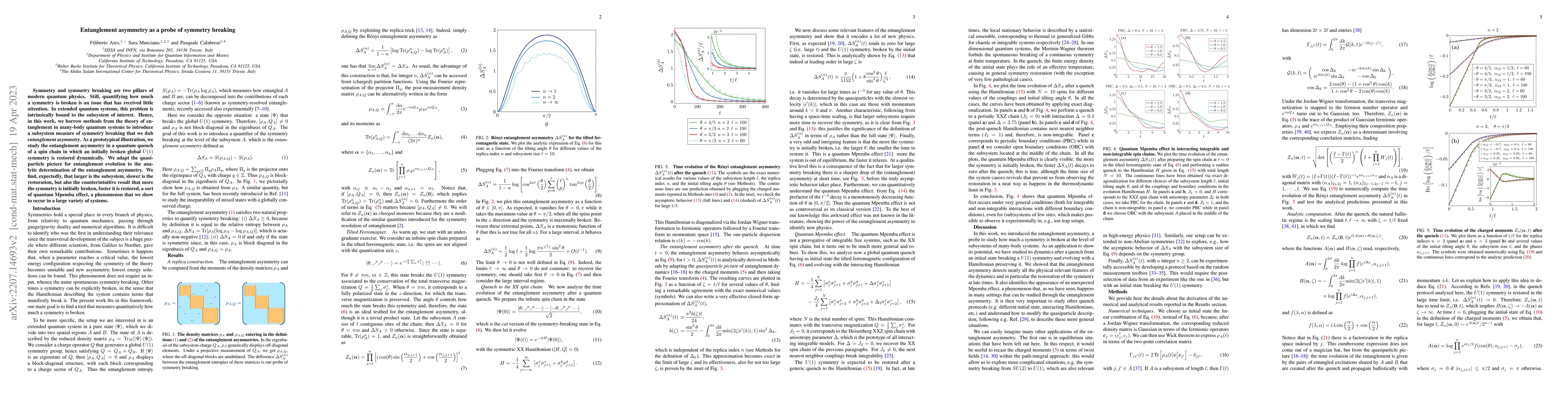 Thumbnail for Entanglement asymmetry as a probe of symmetry breaking