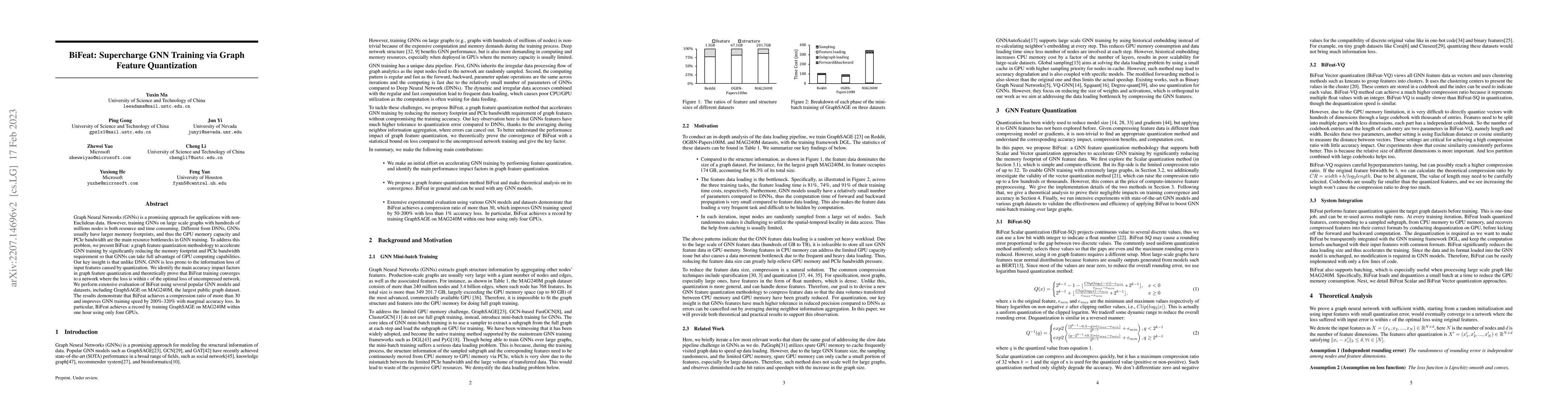 Thumbnail for BiFeat: Supercharge GNN Training via Graph Feature Quantization