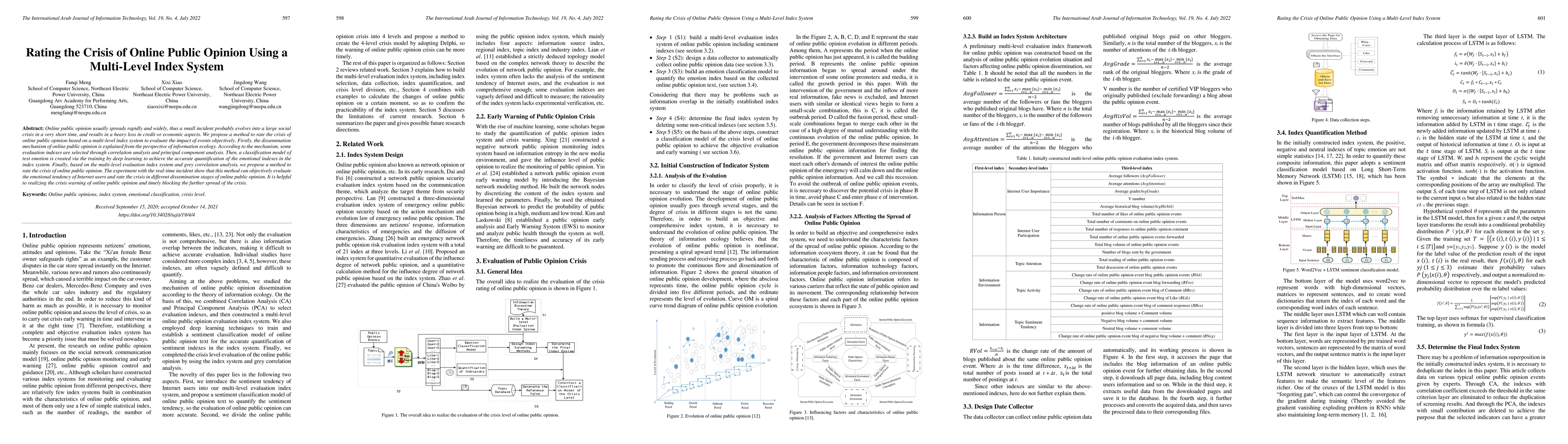 Thumbnail for Rating the Crisis of Online Public Opinion Using a Multi-Level Index
  System