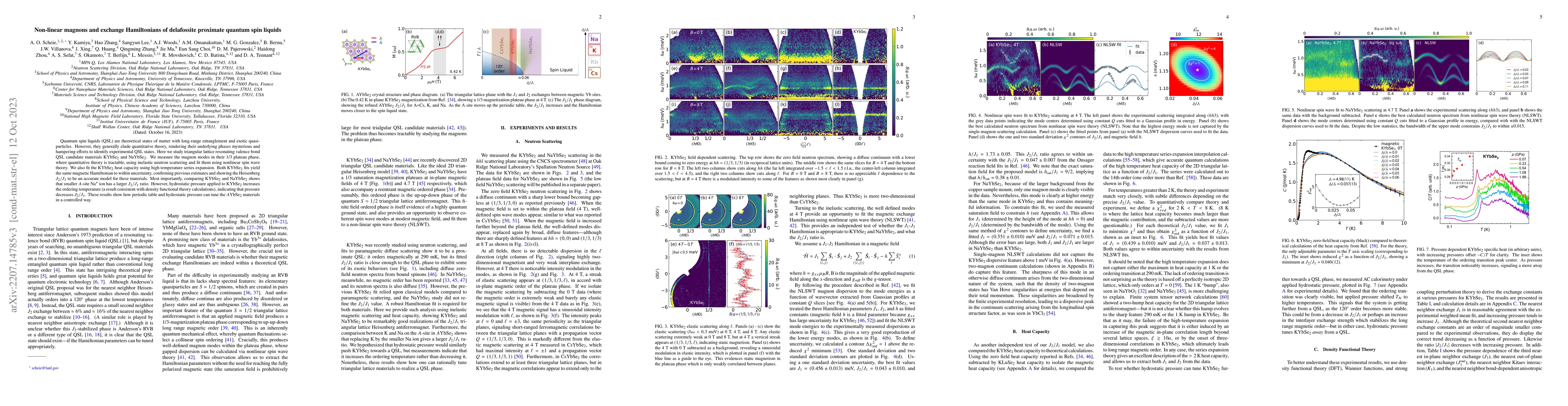 Thumbnail for Non-linear magnons and exchange Hamiltonians of delafossite proximate
  quantum spin liquids