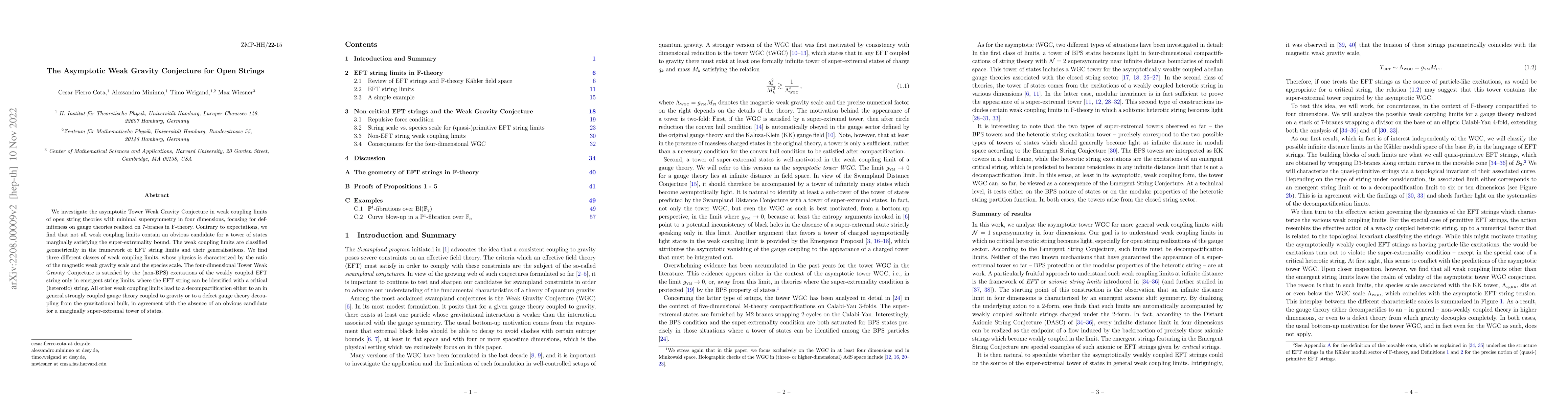 Thumbnail for The Asymptotic Weak Gravity Conjecture for Open Strings