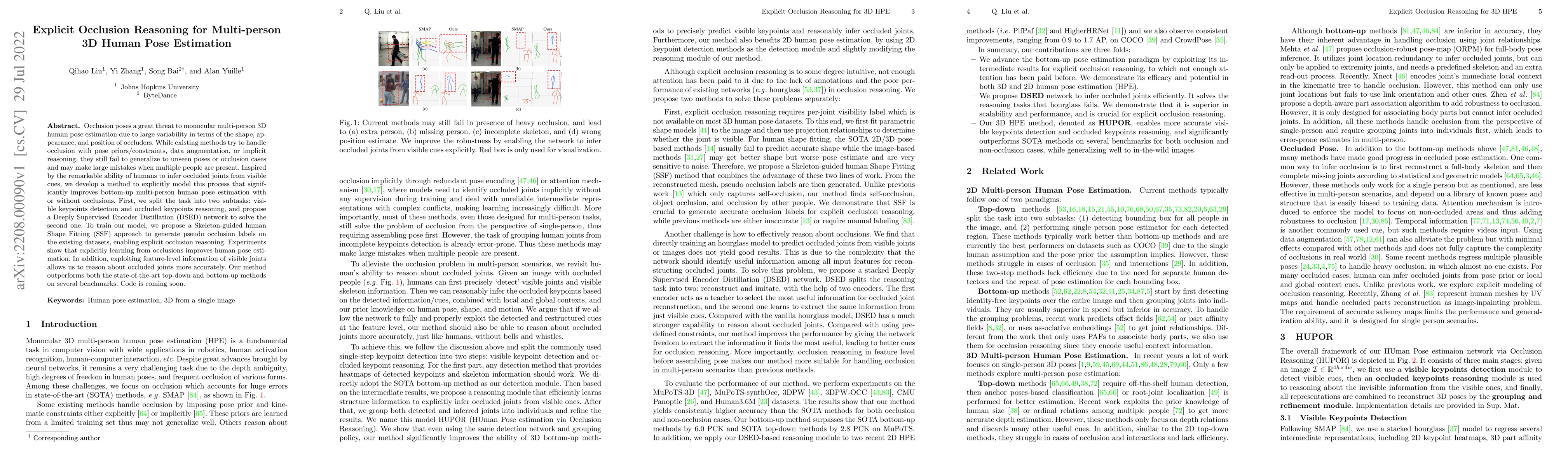 Thumbnail for Explicit Occlusion Reasoning for Multi-person 3D Human Pose Estimation