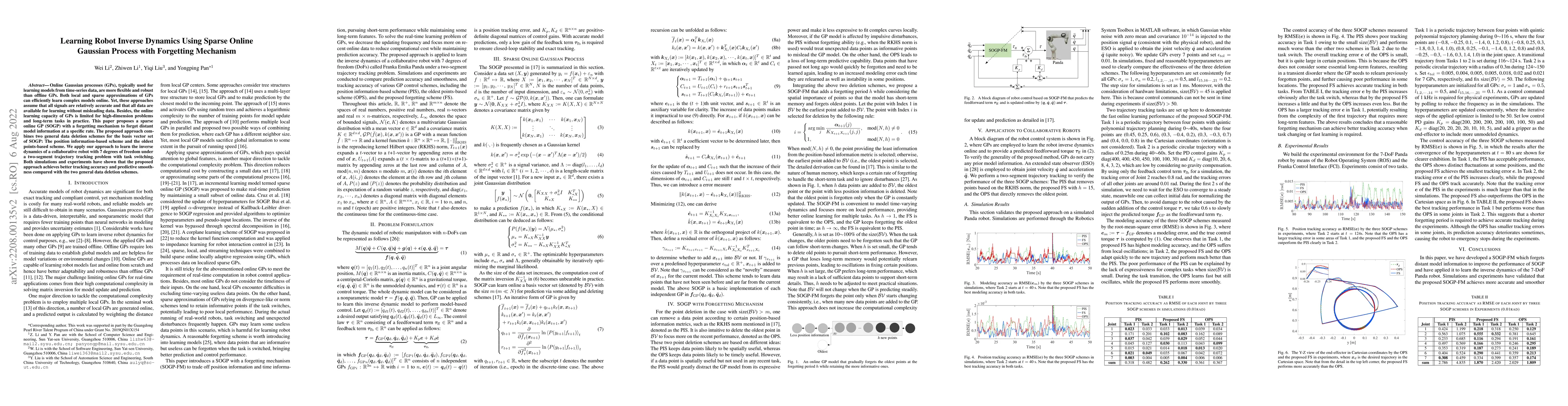 Thumbnail for Learning robot inverse dynamics using sparse online Gaussian process
  with forgetting mechanism