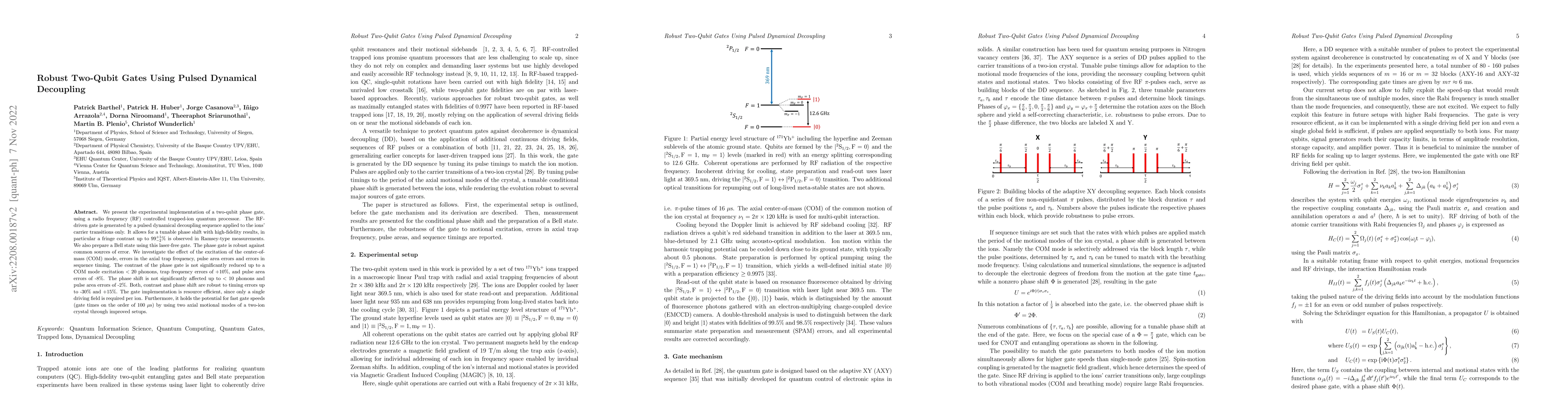 Thumbnail for Robust Two-Qubit Gates Using Pulsed Dynamical Decoupling