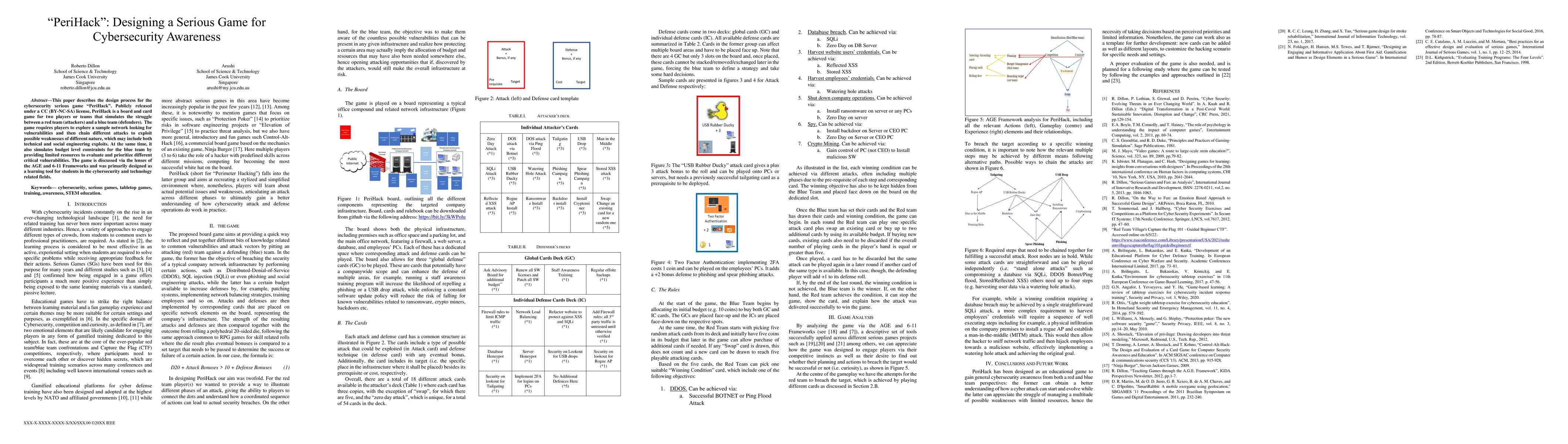 Thumbnail for 'PeriHack': Designing a Serious Game for Cybersecurity Awareness
