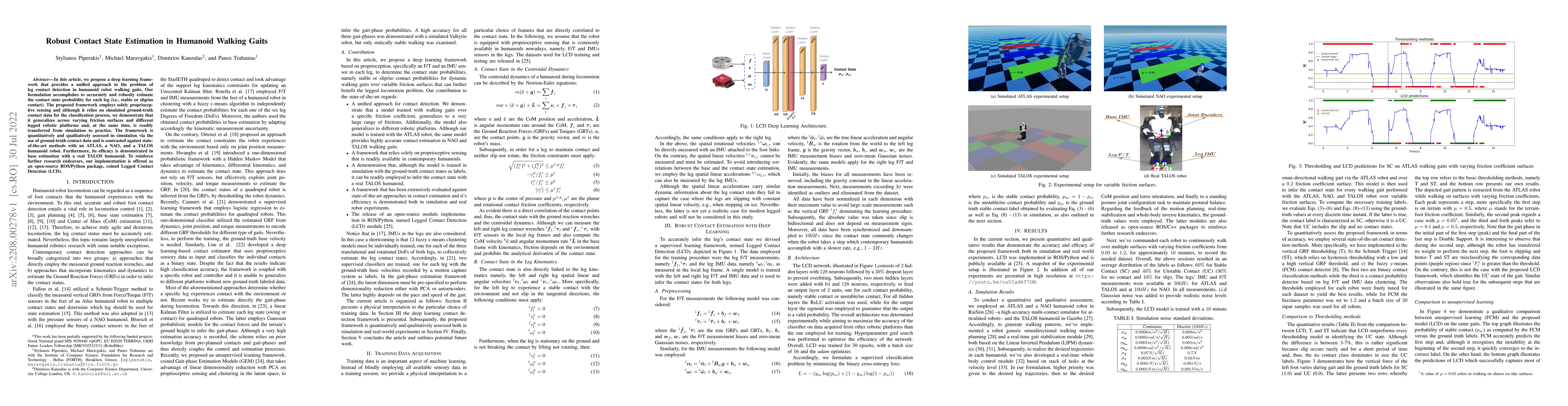 Thumbnail for Robust Contact State Estimation in Humanoid Walking Gaits
