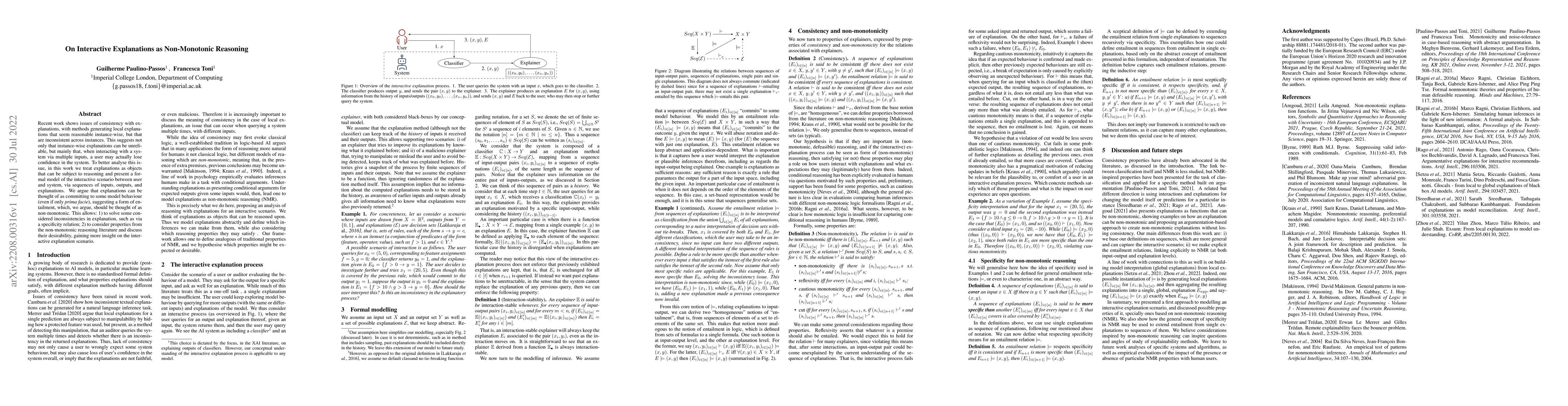 Thumbnail for On Interactive Explanations as Non-Monotonic Reasoning